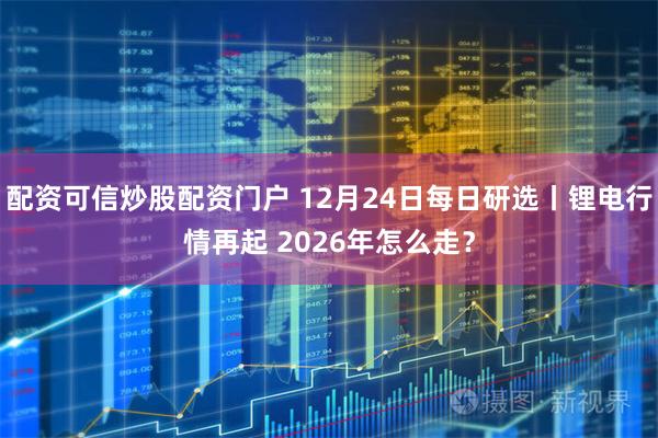 配资可信炒股配资门户 12月24日每日研选丨锂电行情再起 2026年怎么走？