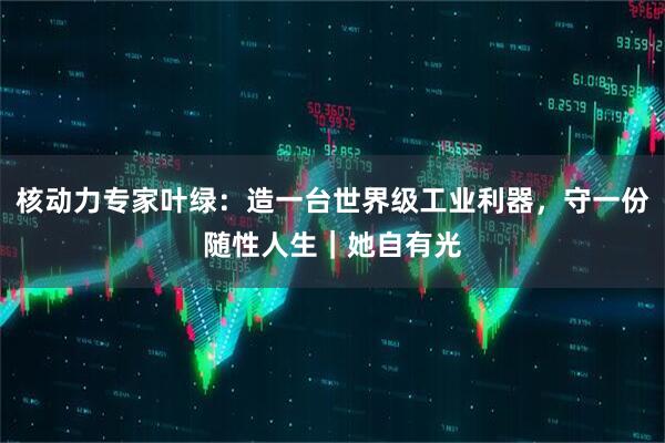 核动力专家叶绿：造一台世界级工业利器，守一份随性人生｜她自有光